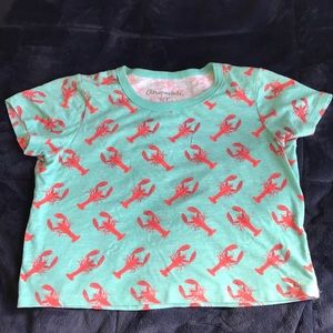 Aeropostale lobster crop top